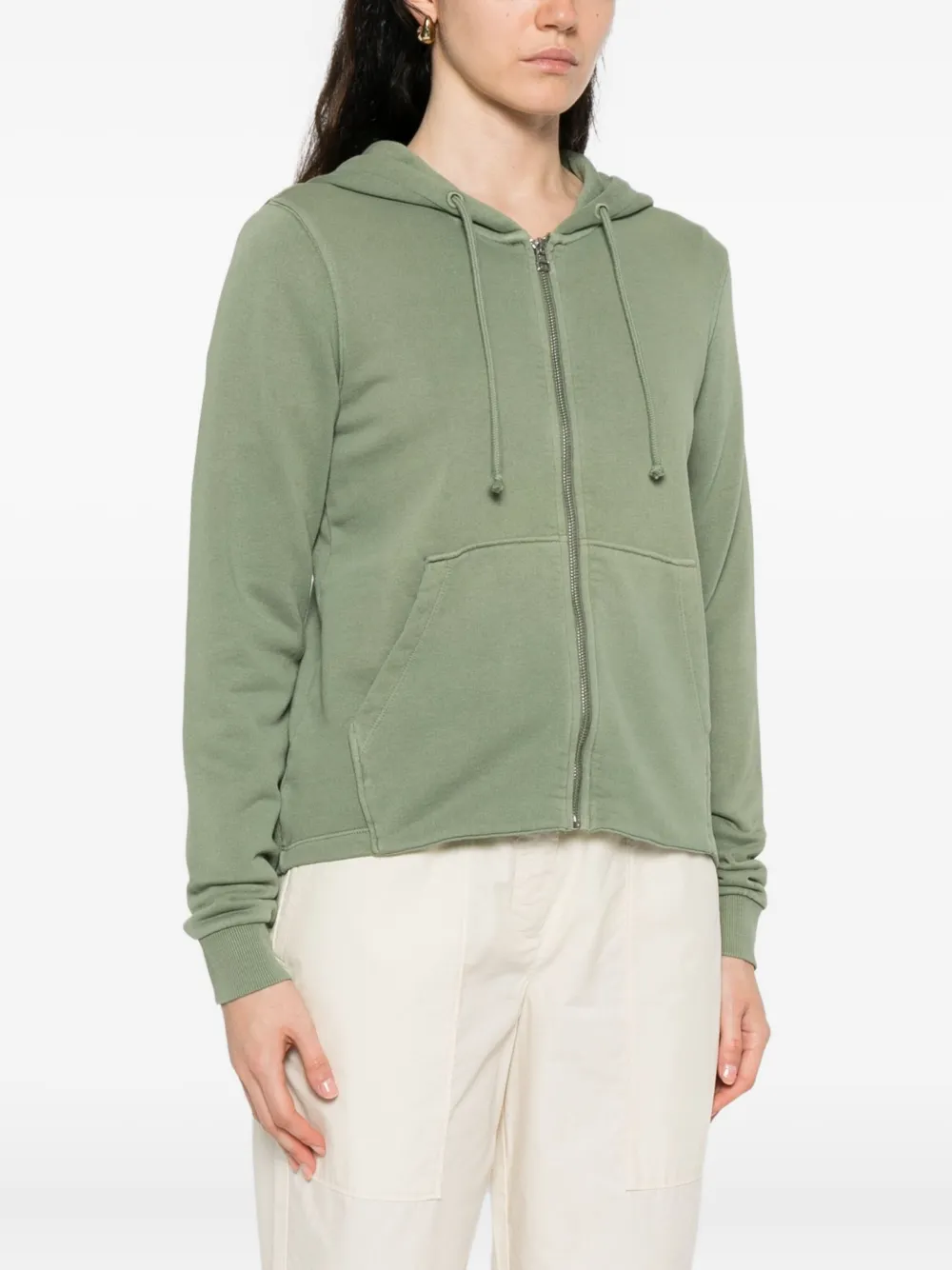 Marc O'polo Zip-up Hoodie In Green