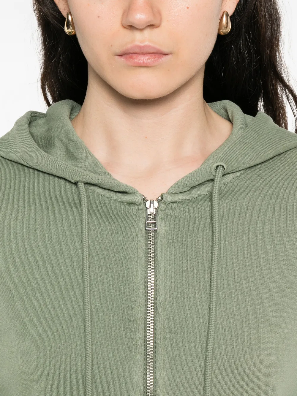 Marc O'polo Zip-up Hoodie In Green