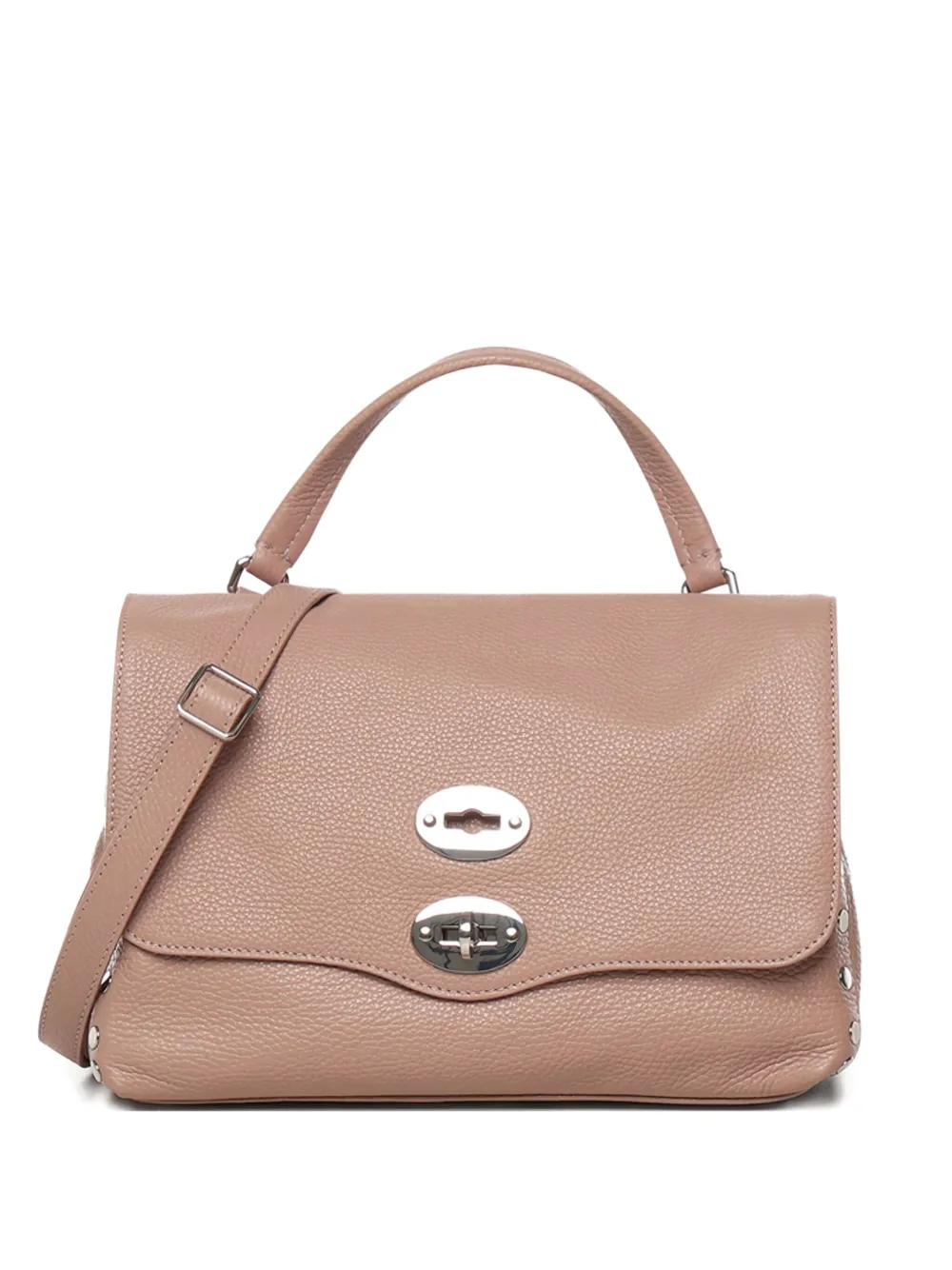 Zanellato small Postina leather shoulder bag Roze