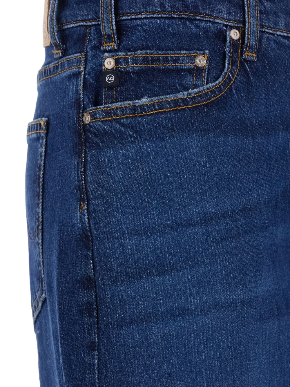 AG Jeans logo-patch jeans Blauw
