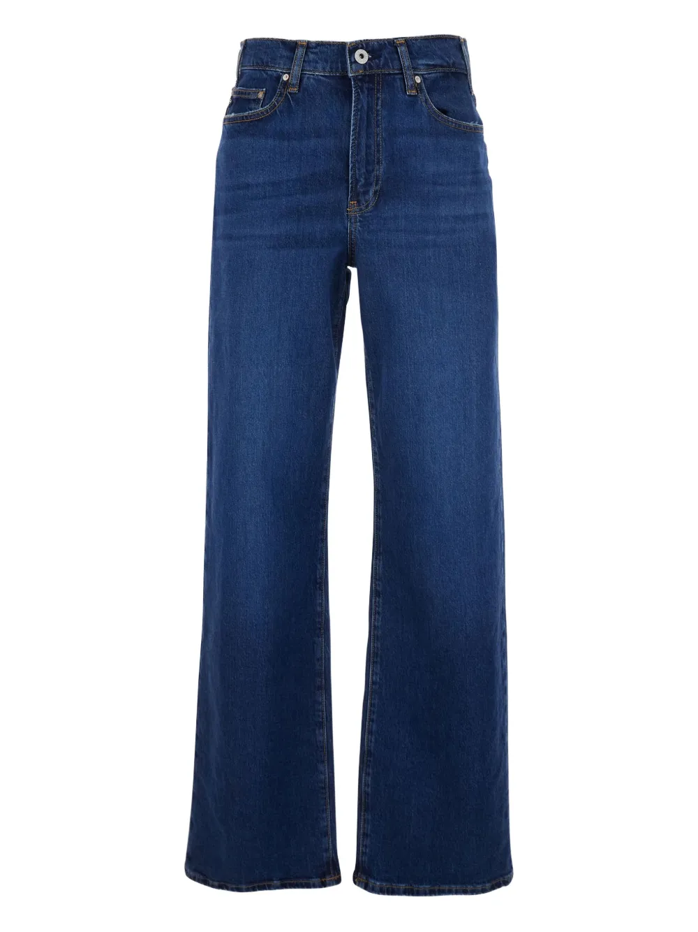 AG Jeans logo-patch jeans Blauw