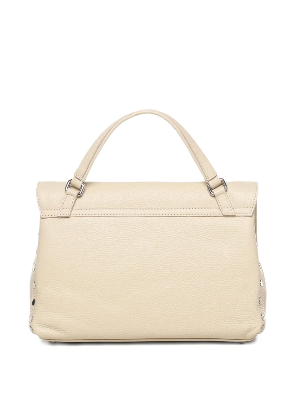 Zanellato Postina studded leather shoulder bag Beige