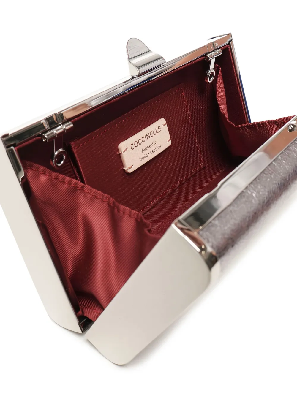 Coccinelle Liv clutch met metallic-effect