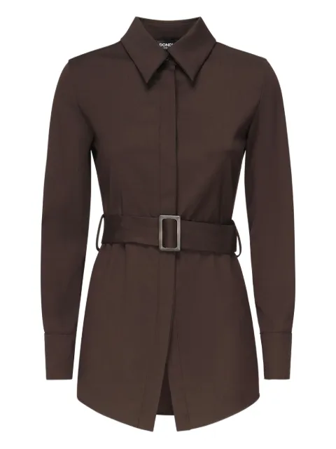 DONDUP belted shirt