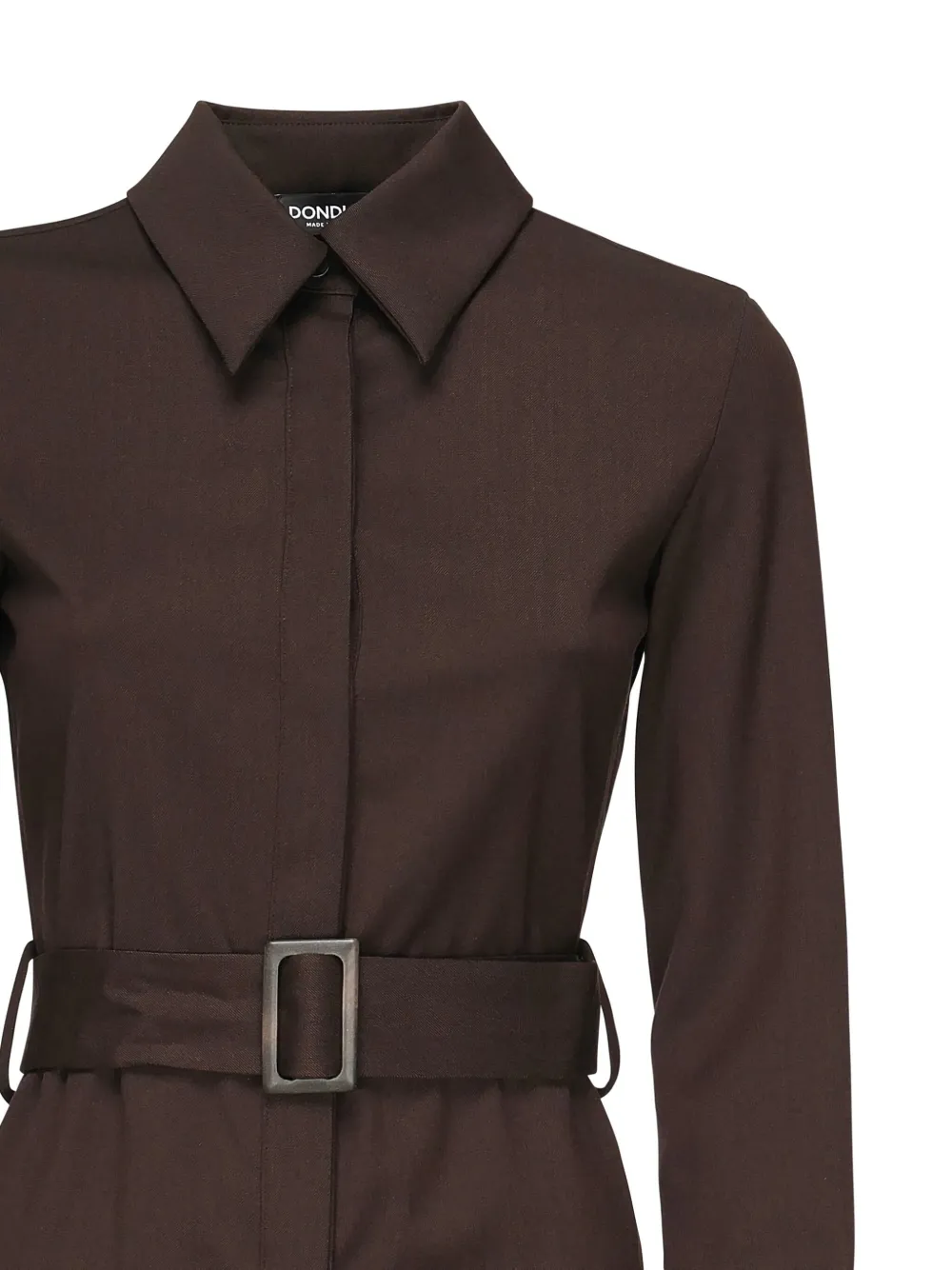 DONDUP Blouse met ceintuur Bruin