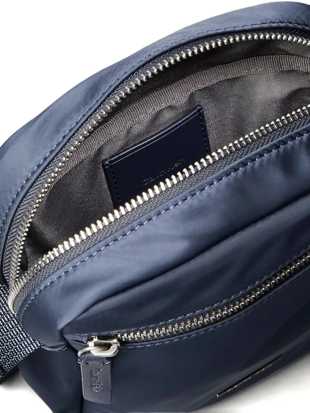 Calvin Klein Zip-fastening Adjustable-strap Shoulder Bag In Blue