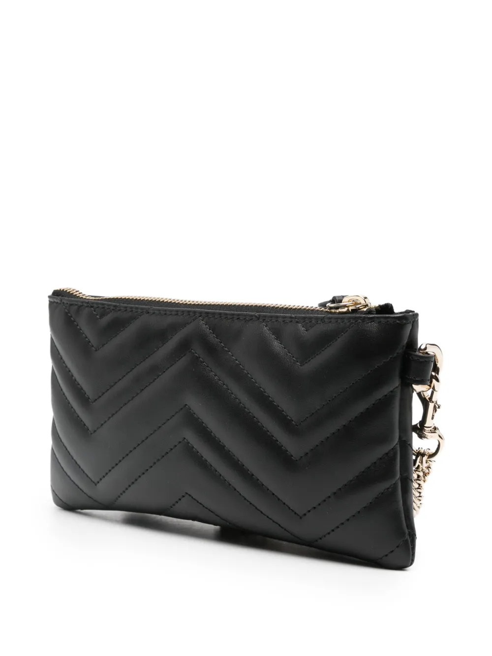 Gucci Gewatteerde clutch met ketting Zwart