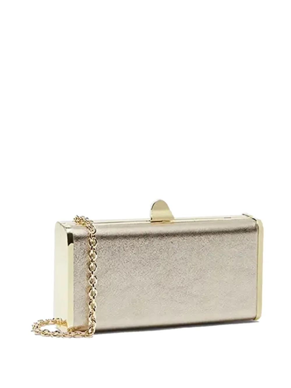 Coccinelle Liv schoudertas met metallic afwerking - Geel