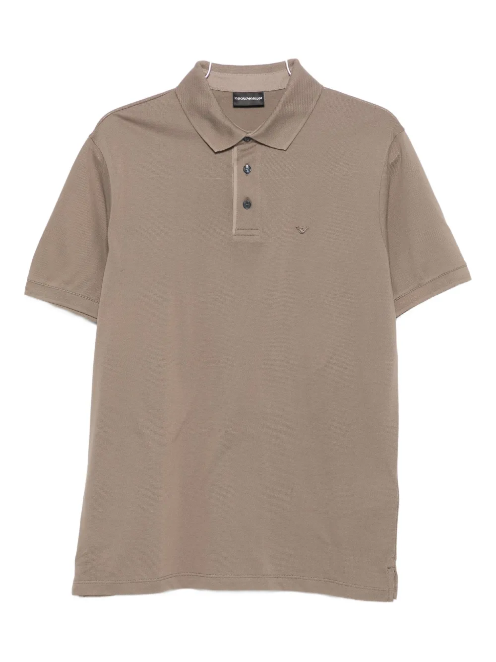 Emporio Armani eagle-logo polo shirt | Neutrals | Image 1