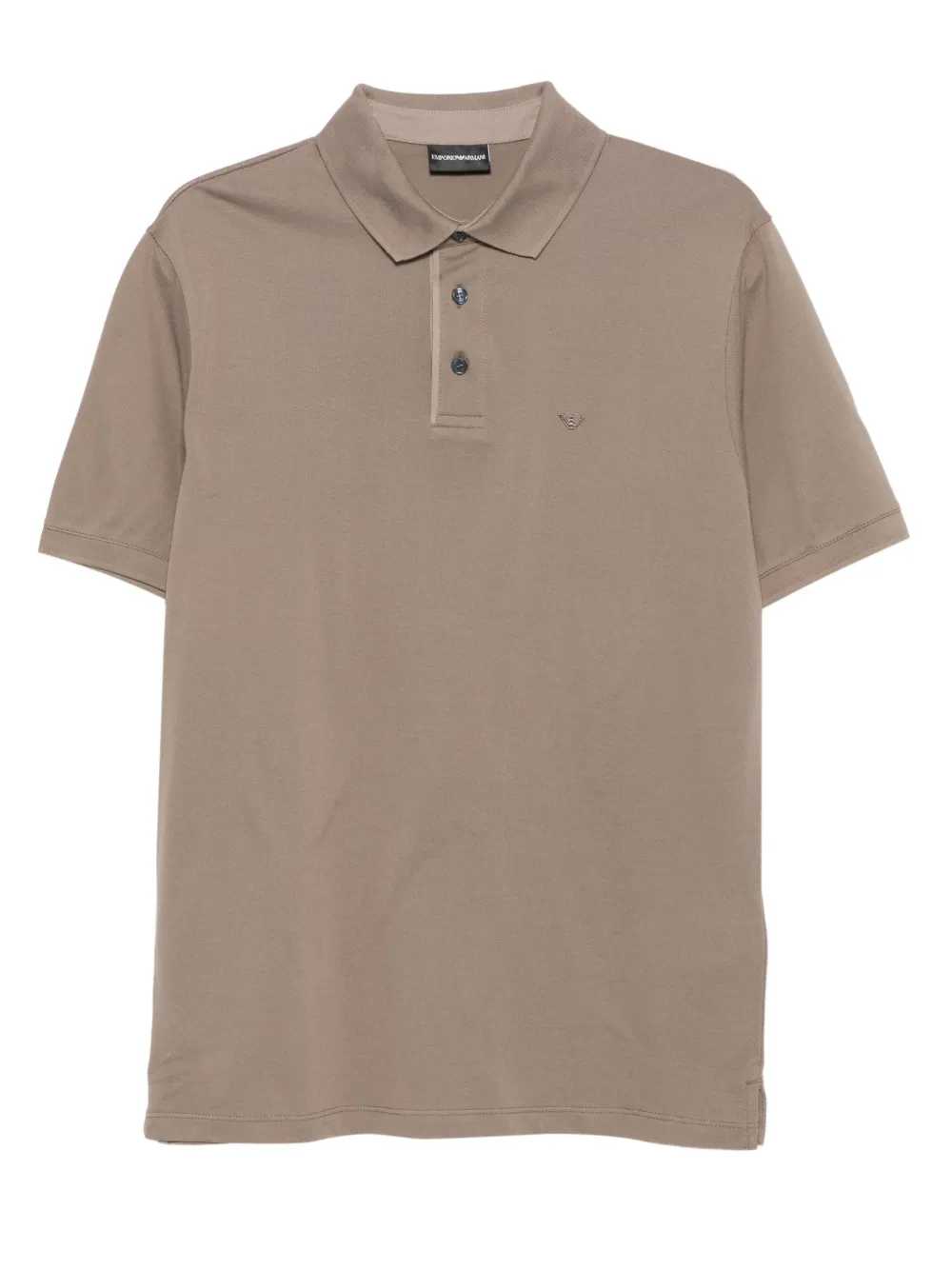 Emporio Armani Polo con logo - Toni neutri