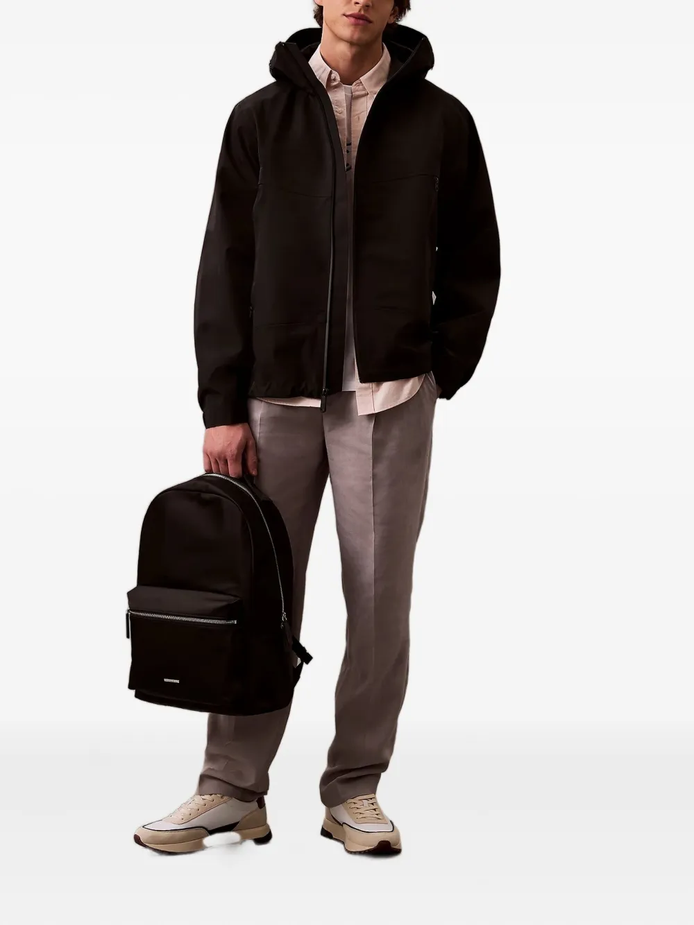 Calvin Klein Recycled rugzak met rits Zwart