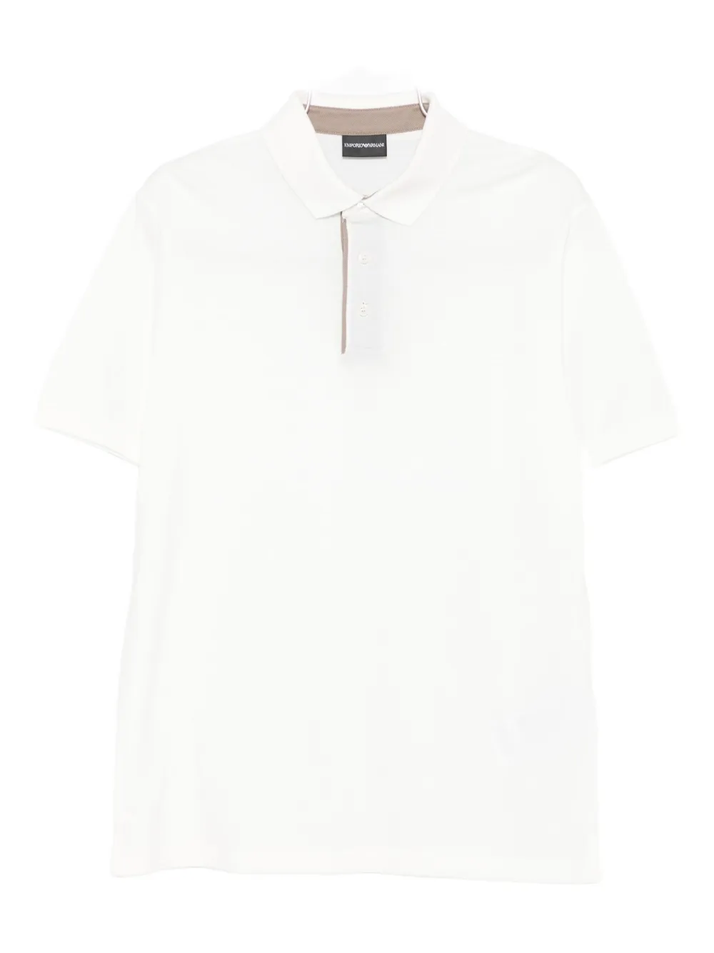 Emporio Armani cotton polo shirt | White | Image 1