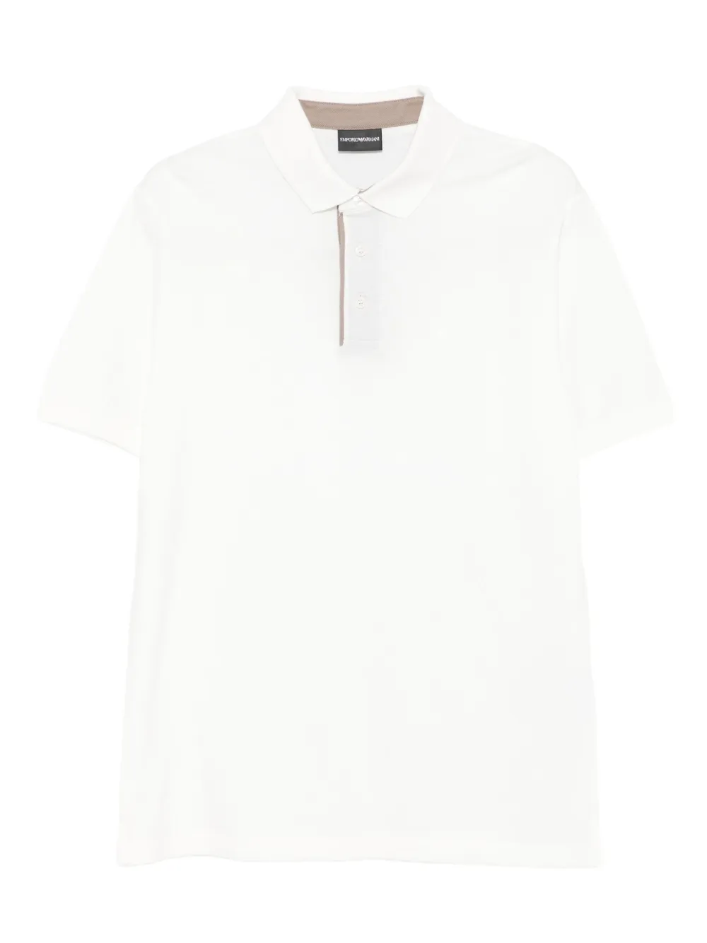 Emporio Armani cotton polo shirt - Bianco