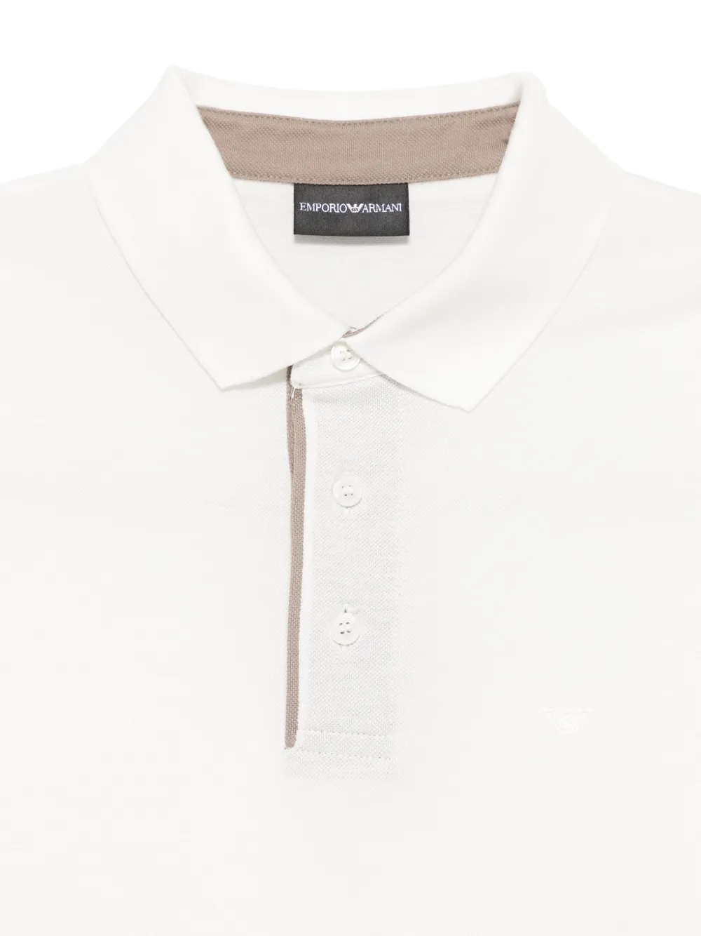 Emporio Armani Katoenen poloshirt Wit