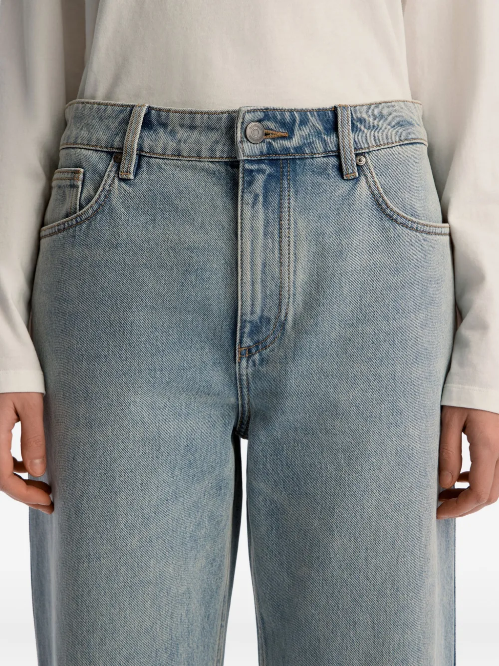 12 STOREEZ Straight jeans Blauw