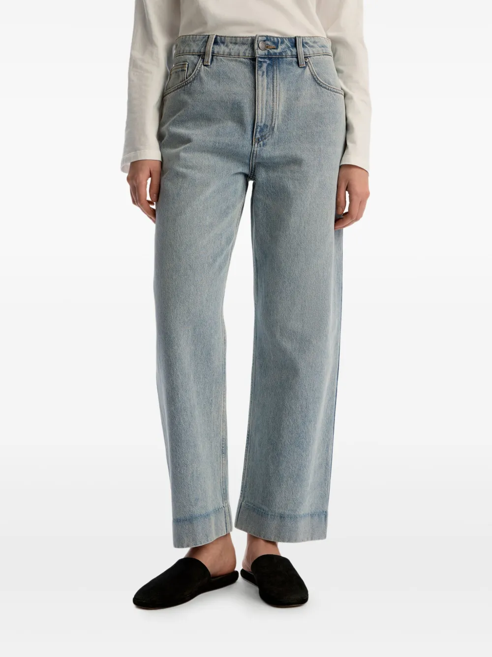 12 STOREEZ Straight jeans Blauw