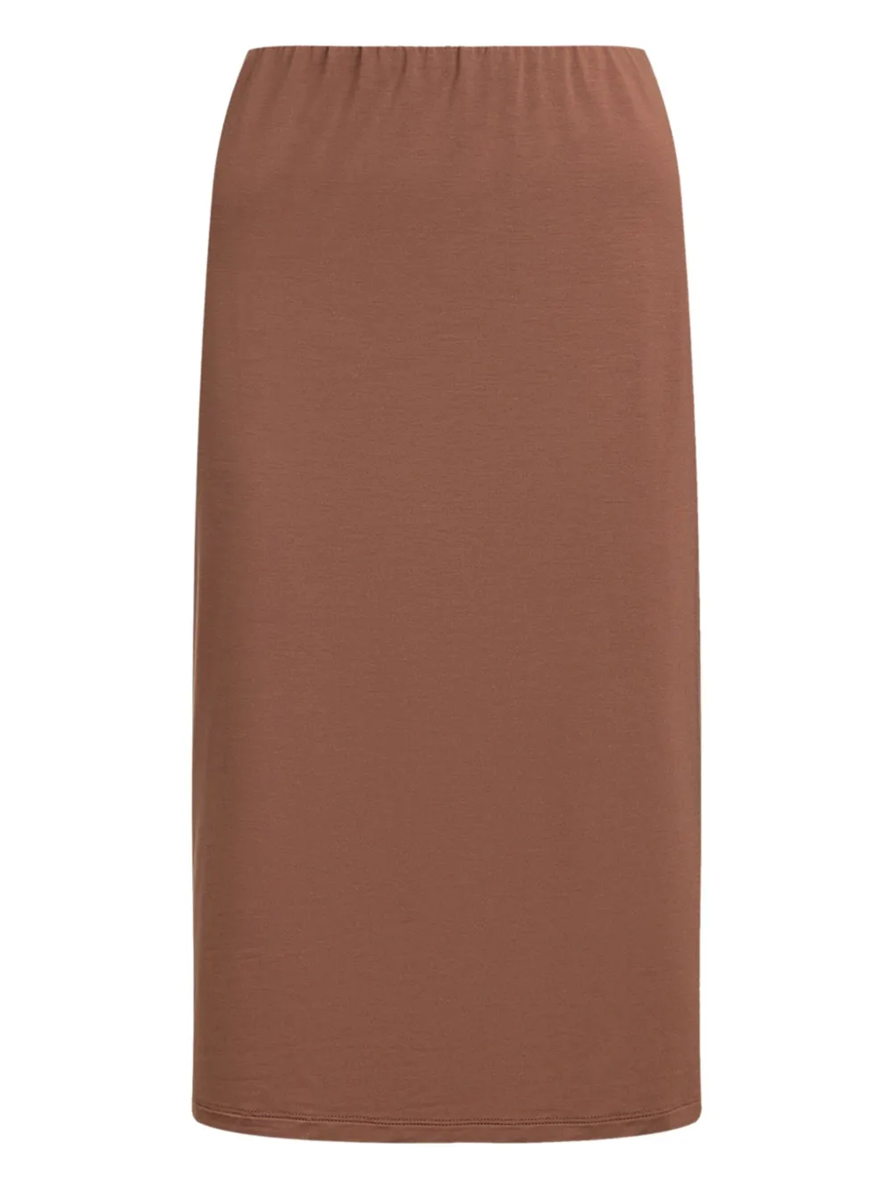 12 STOREEZ Stretch kokerrok Bruin