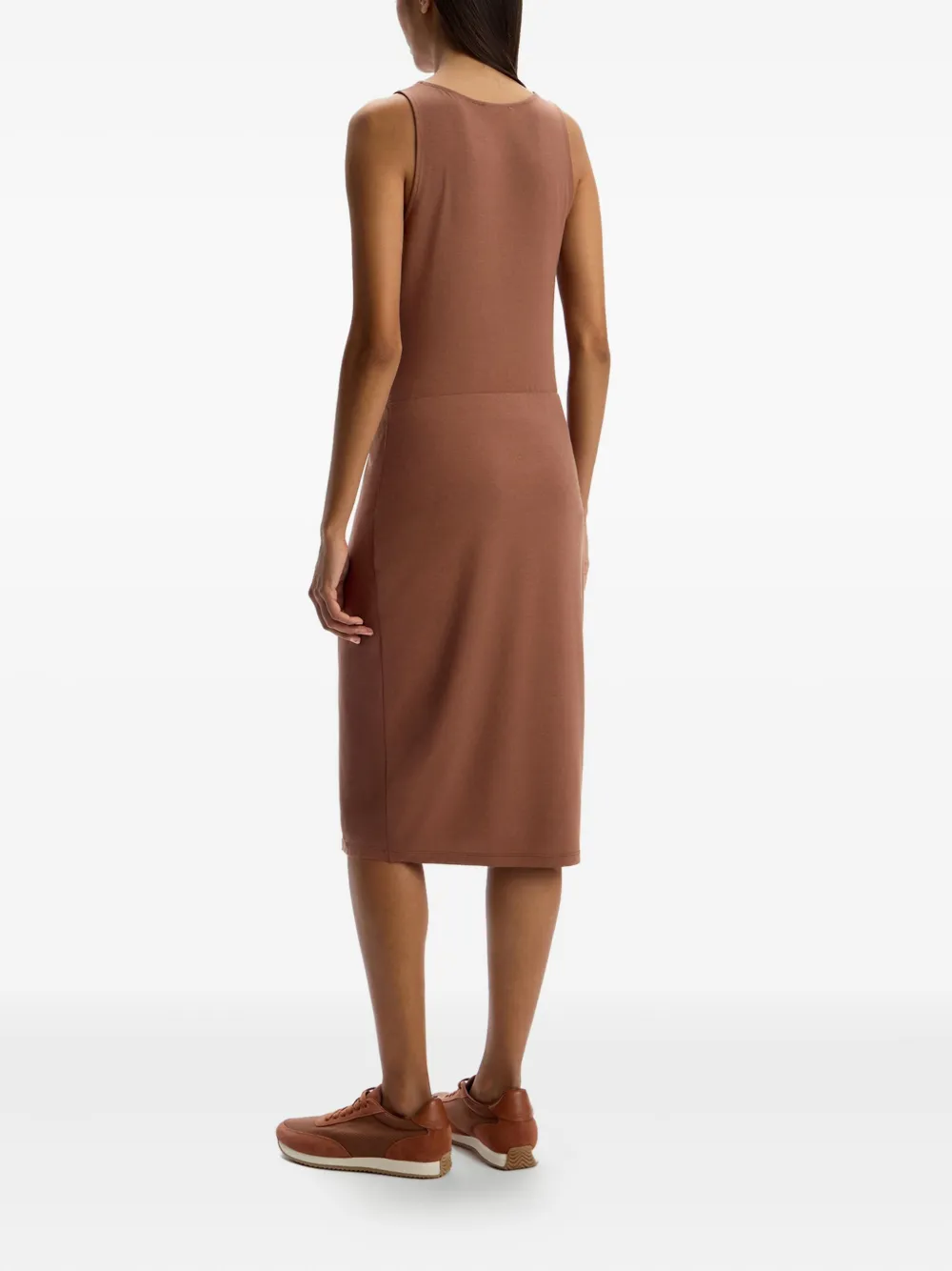 12 STOREEZ Stretch kokerrok Bruin