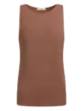 12 STOREEZ sleeveless tank top - Brown