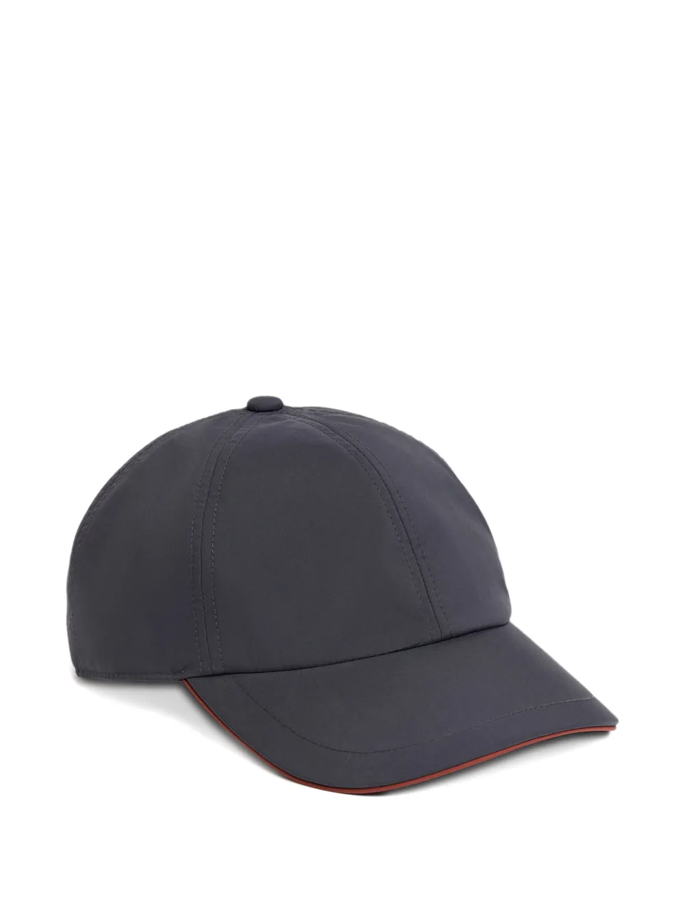12 STOREEZ contrast-trim baseball cap | Grey | Image 1