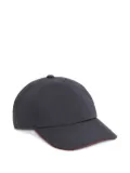 12 STOREEZ contrast-trim baseball cap - Grey