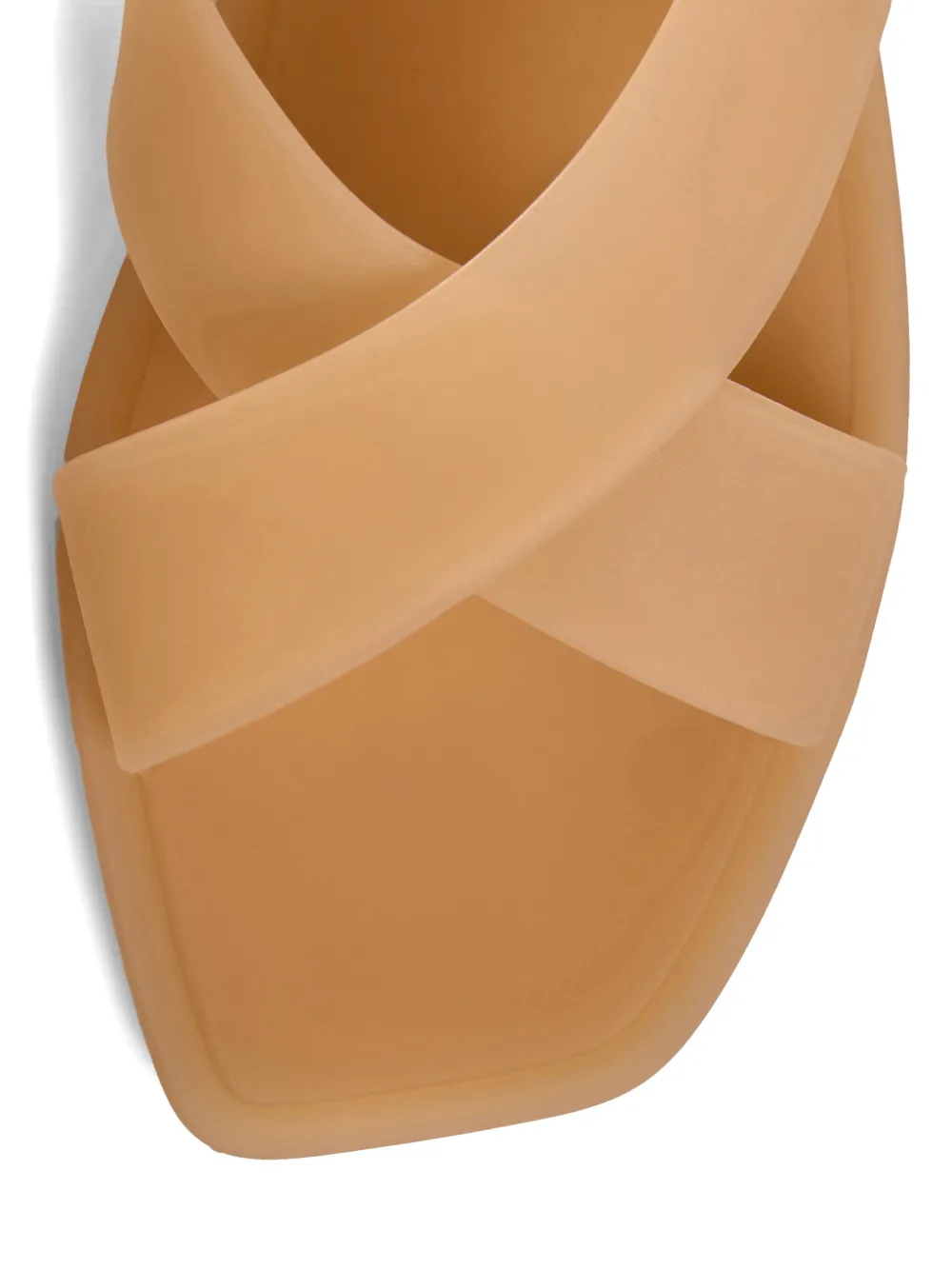 12 STOREEZ Sandalen met gekruiste bandjes Beige