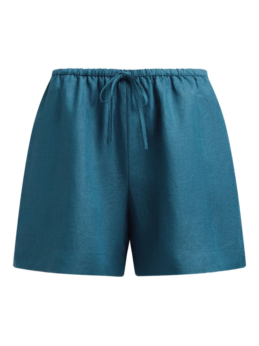 12 STOREEZ Delave drawstring linen shorts - ブルー 12 STOREEZ Delave drawstring linen shorts - ブルー