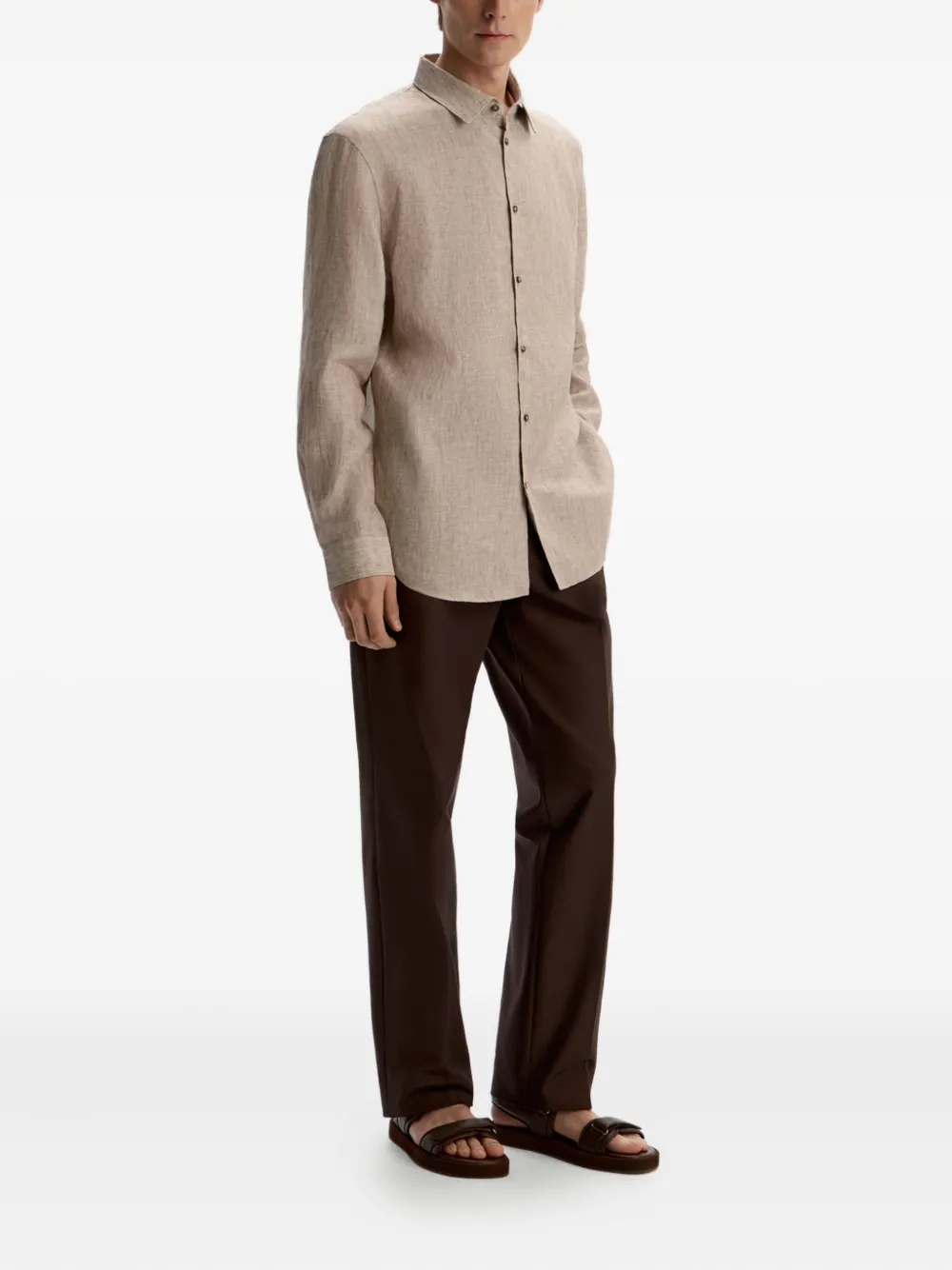 12 STOREEZ linen long-sleeve shirt | Image 2