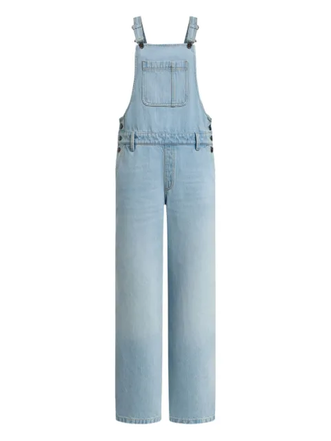 12 STOREEZ denim strap jumpsuit