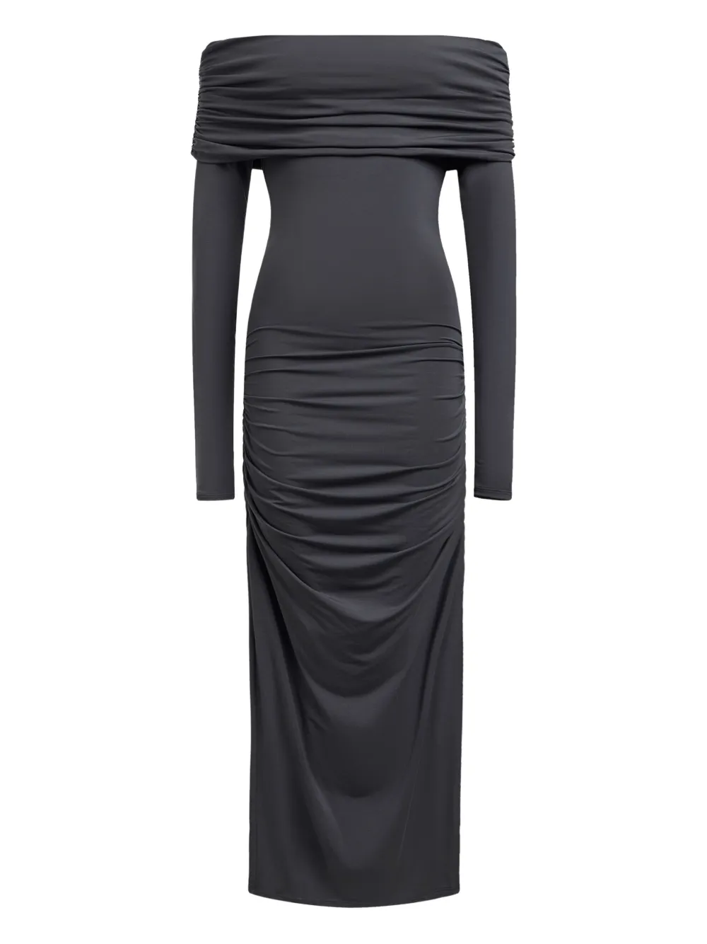 12 STOREEZ Off-shoulder mini-jurk Grijs