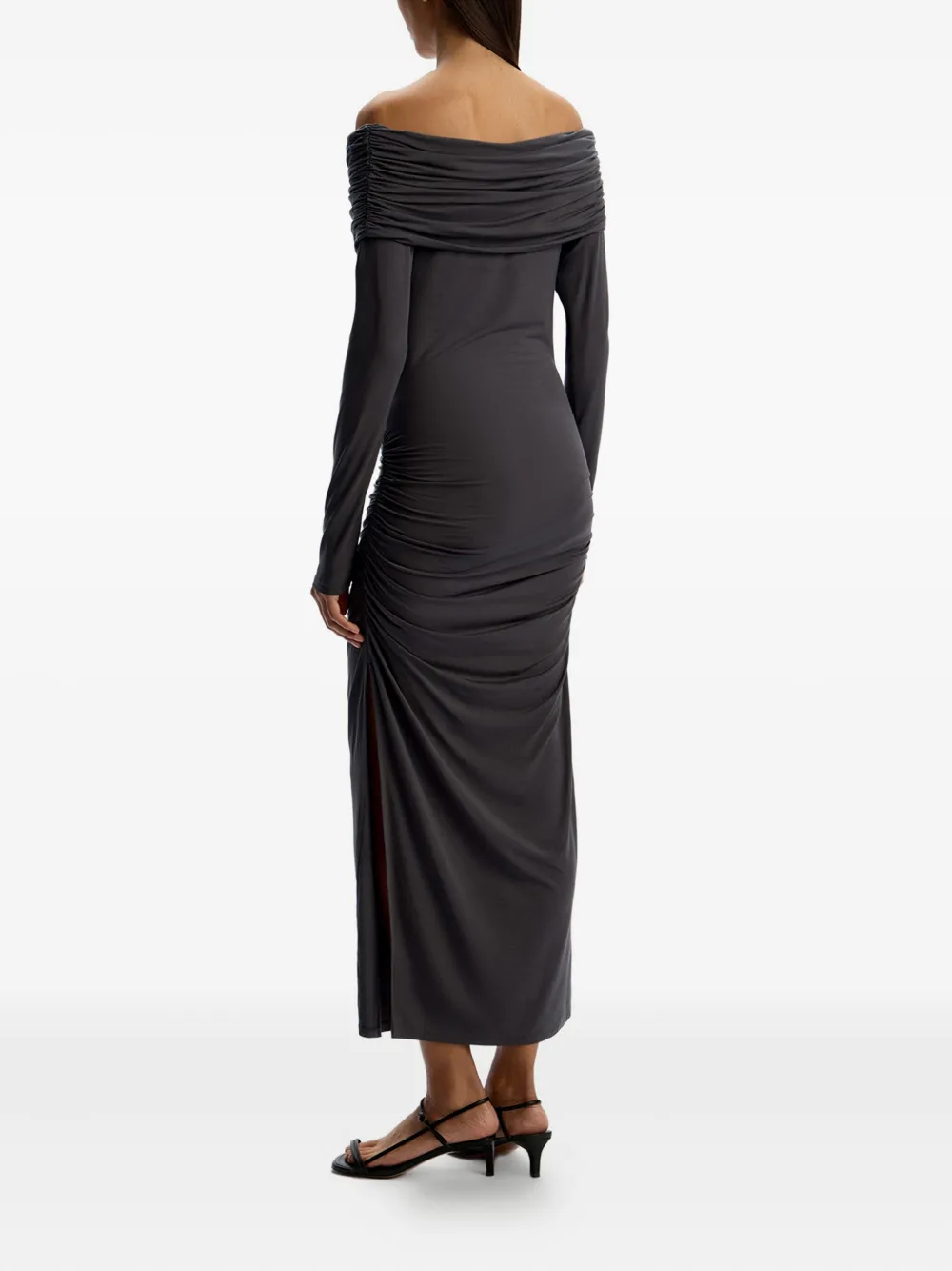 12 STOREEZ Off-shoulder mini-jurk Grijs