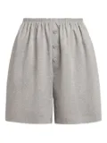 12 STOREEZ cotton button shorts - Grey