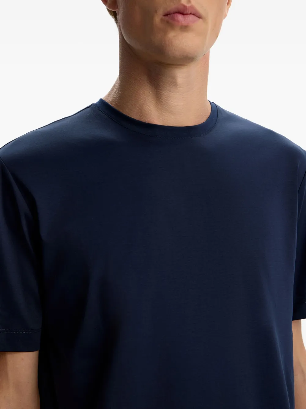 12 STOREEZ Katoenen T-shirt Blauw