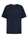 12 STOREEZ mercerised cotton T-shirt - Blue