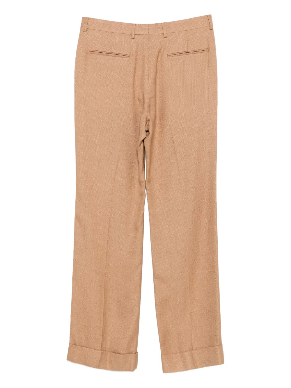Valentino Garavani Pantalon met cuffs Beige