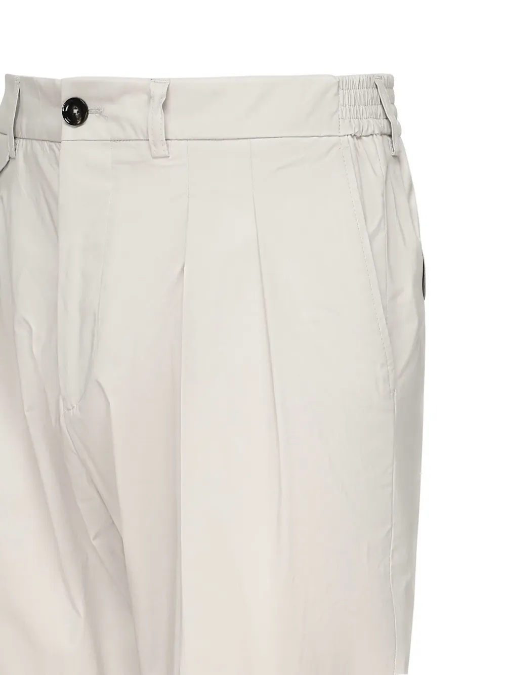 Be Able Eduard Pleated Elastic-waist Trousers In Gold