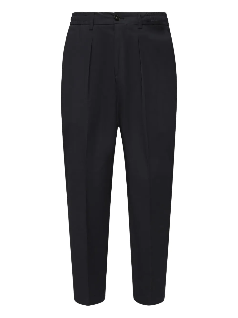 Be Able Dominique Pleated Elastic-waist Trousers In Black