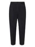 BE ABLE Dominique pleated elastic-waist trousers - Black