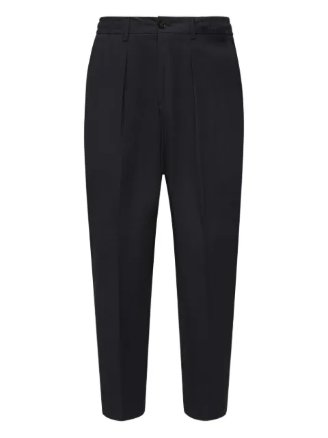 BE ABLE Dominique pleated elastic-waist trousers