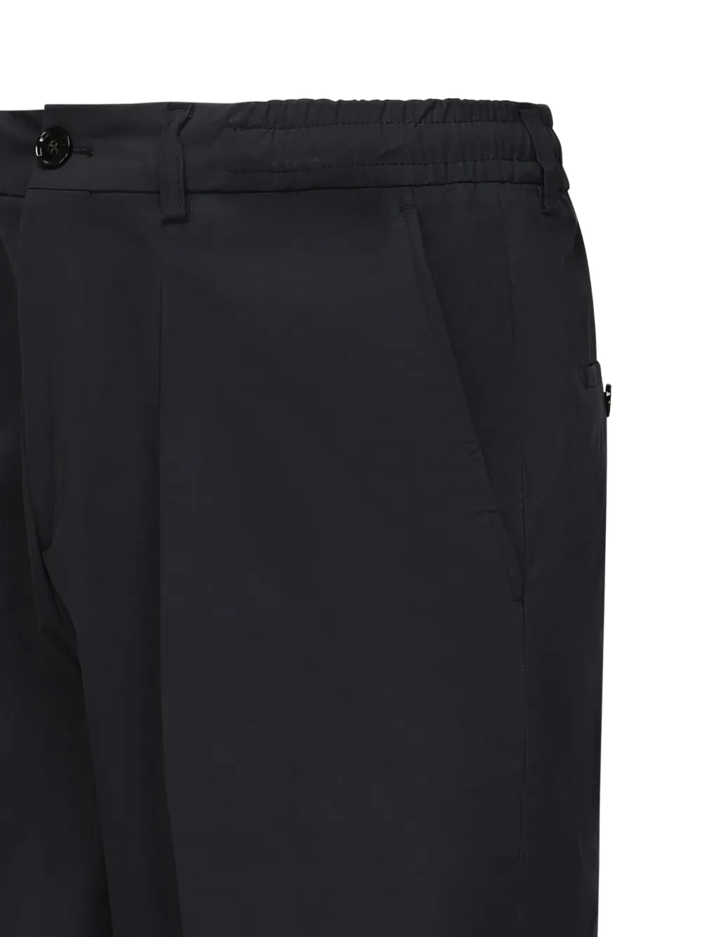 Be Able Dominique Pleated Elastic-waist Trousers In Black