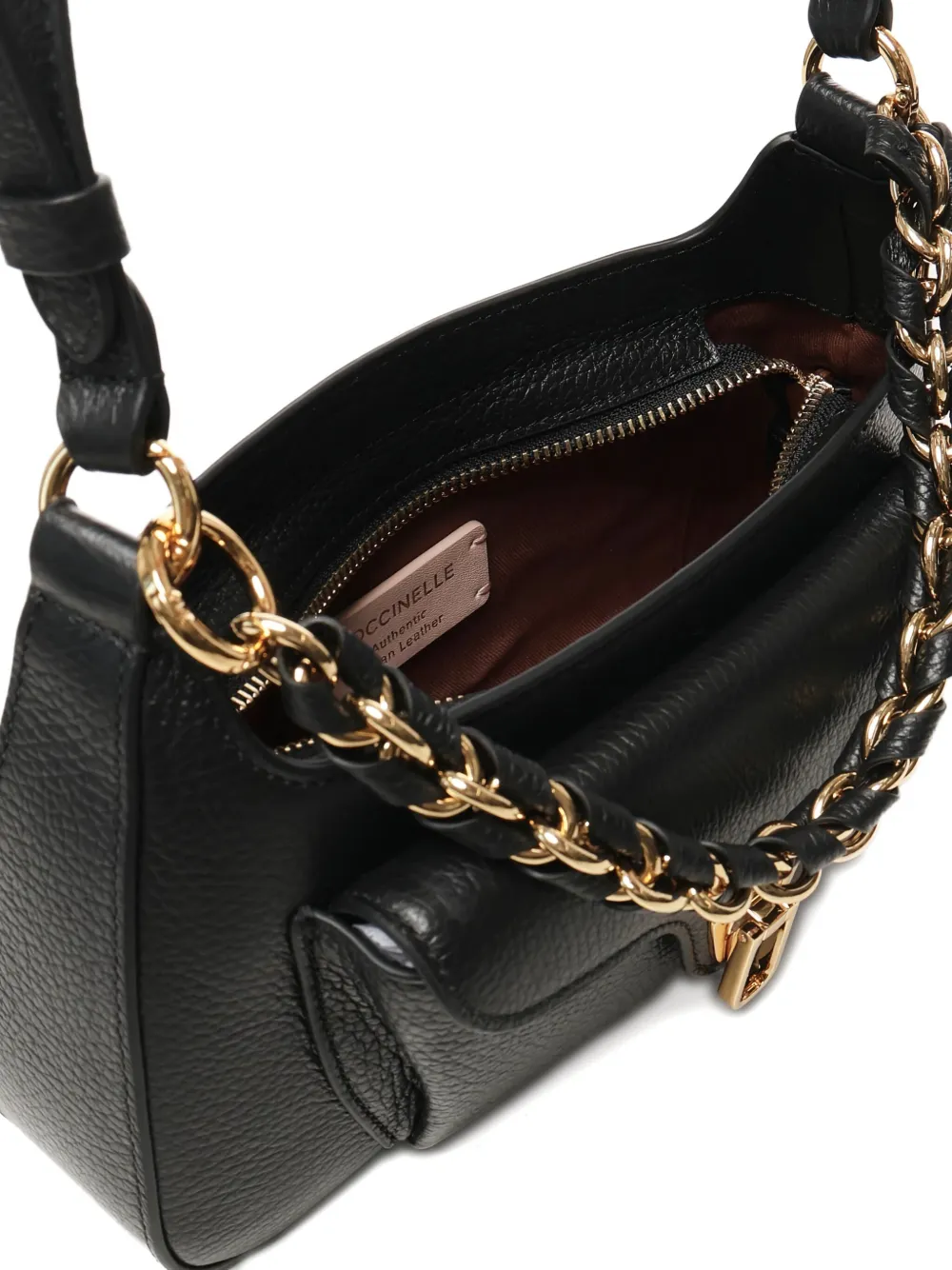 Coccinelle Leren shopper Zwart