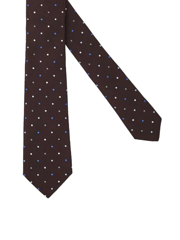 Paul Smith polka-dot Tie | Brown | FARFETCH KW