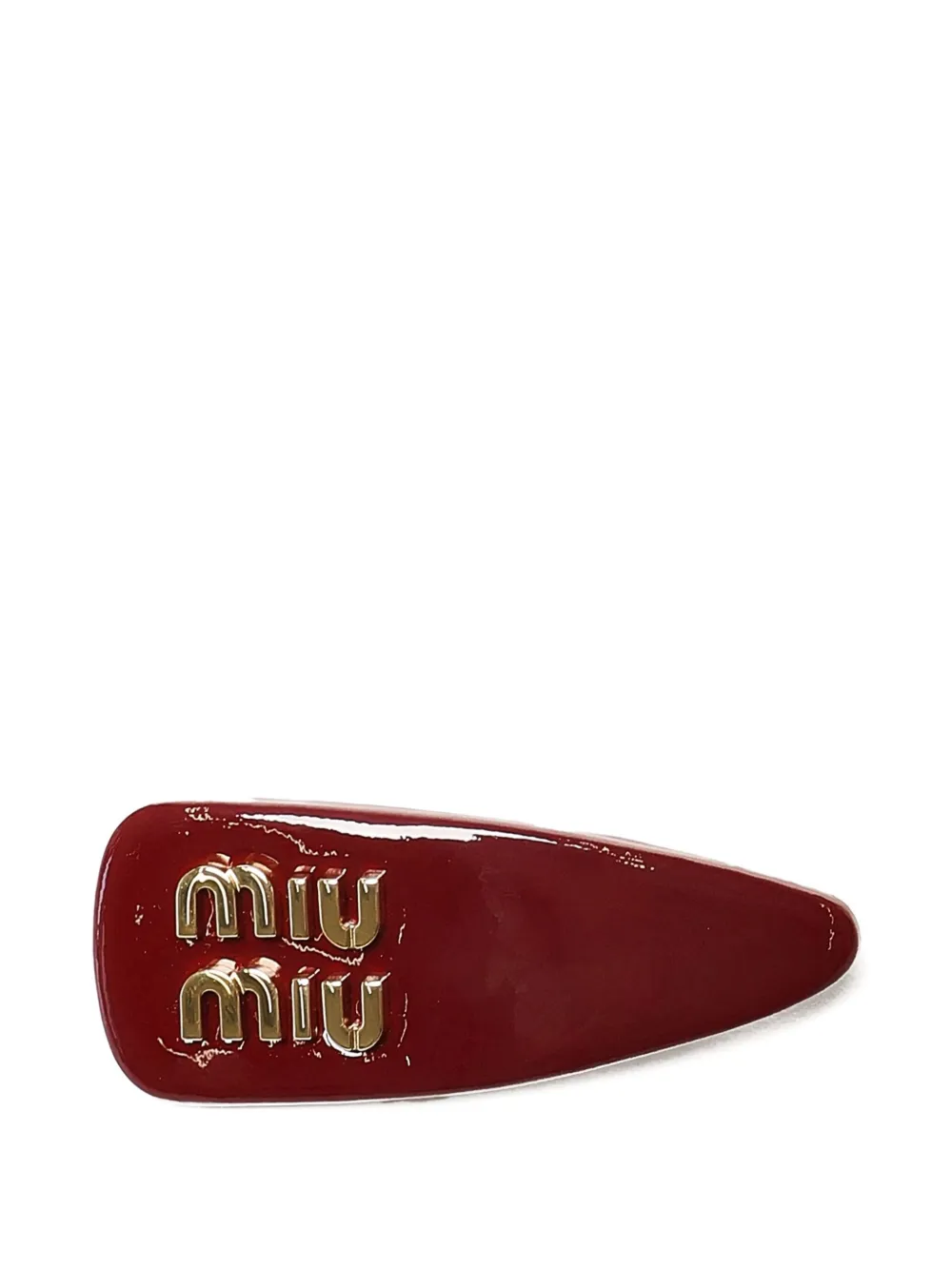 Miu Haarspeld met logo Rood