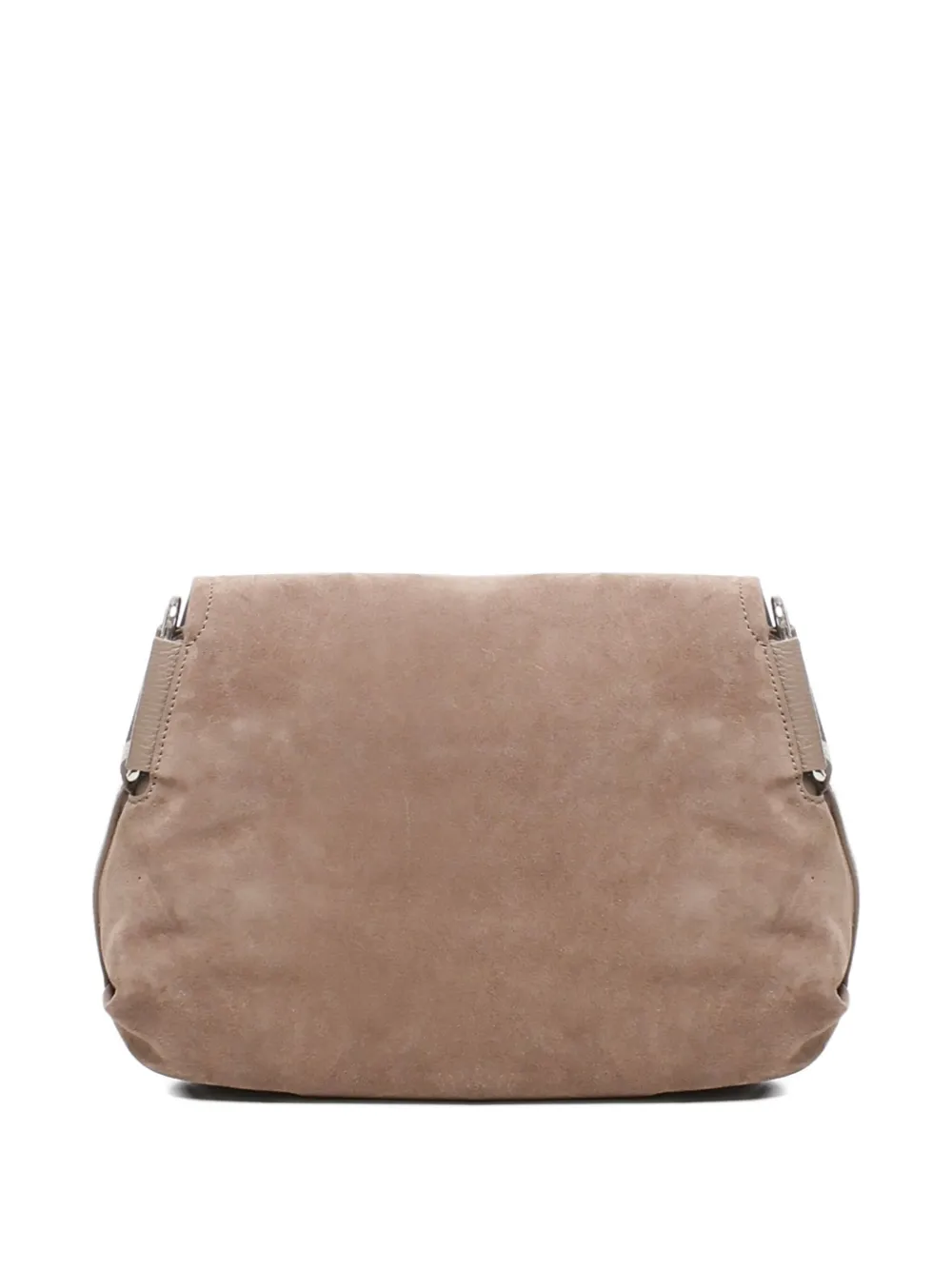 Coccinelle Suède crossbodytas met omslag Beige