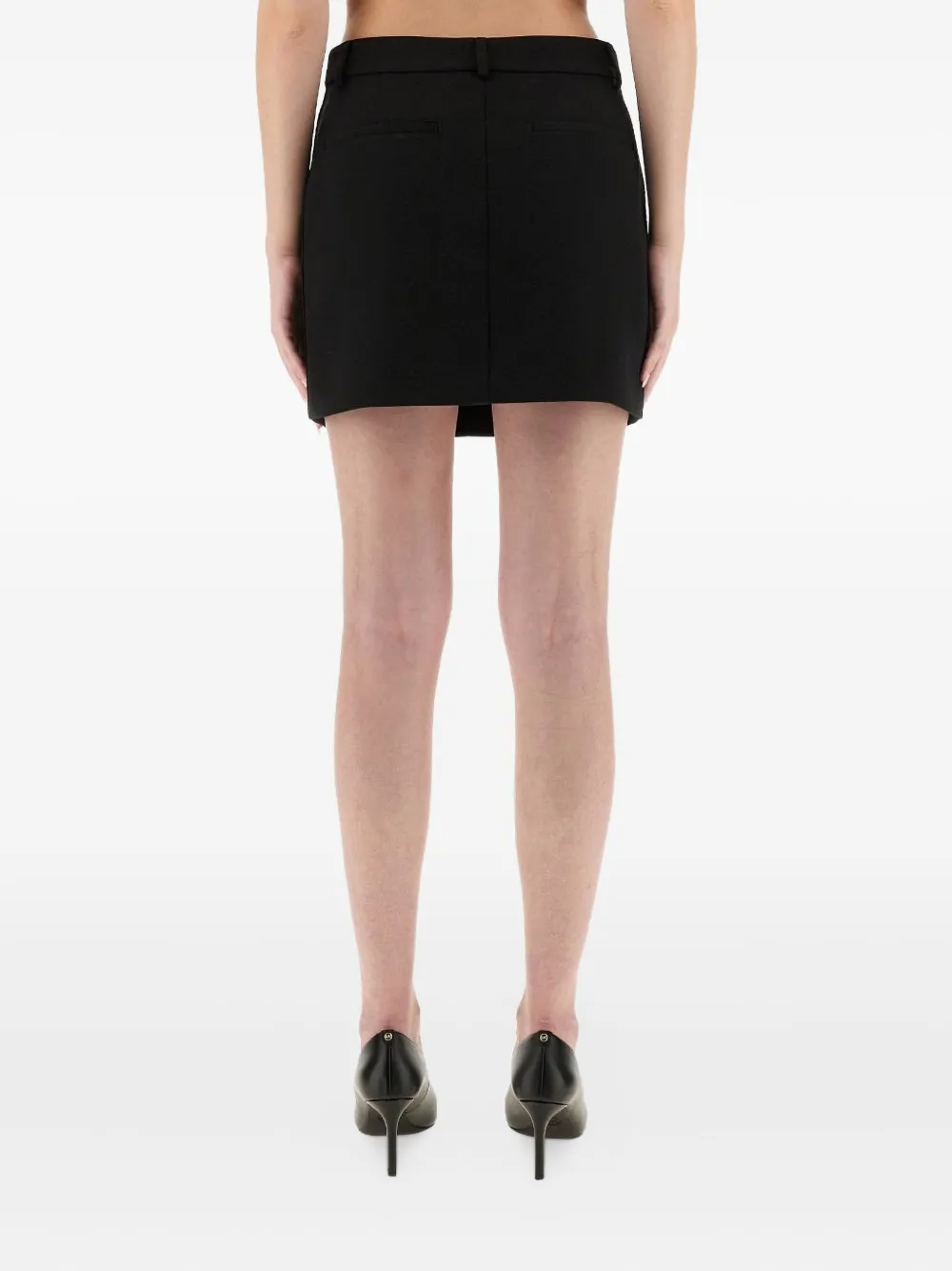 MOSCHINO JEANS Rok met riemlussen Zwart