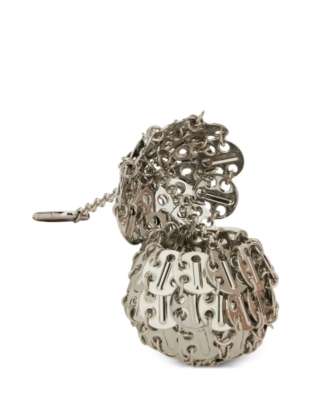 Rabanne Sleutelhanger met ketting Zilver