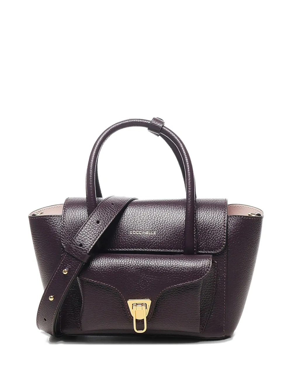 Coccinelle Double Beat schoudertas Bruin