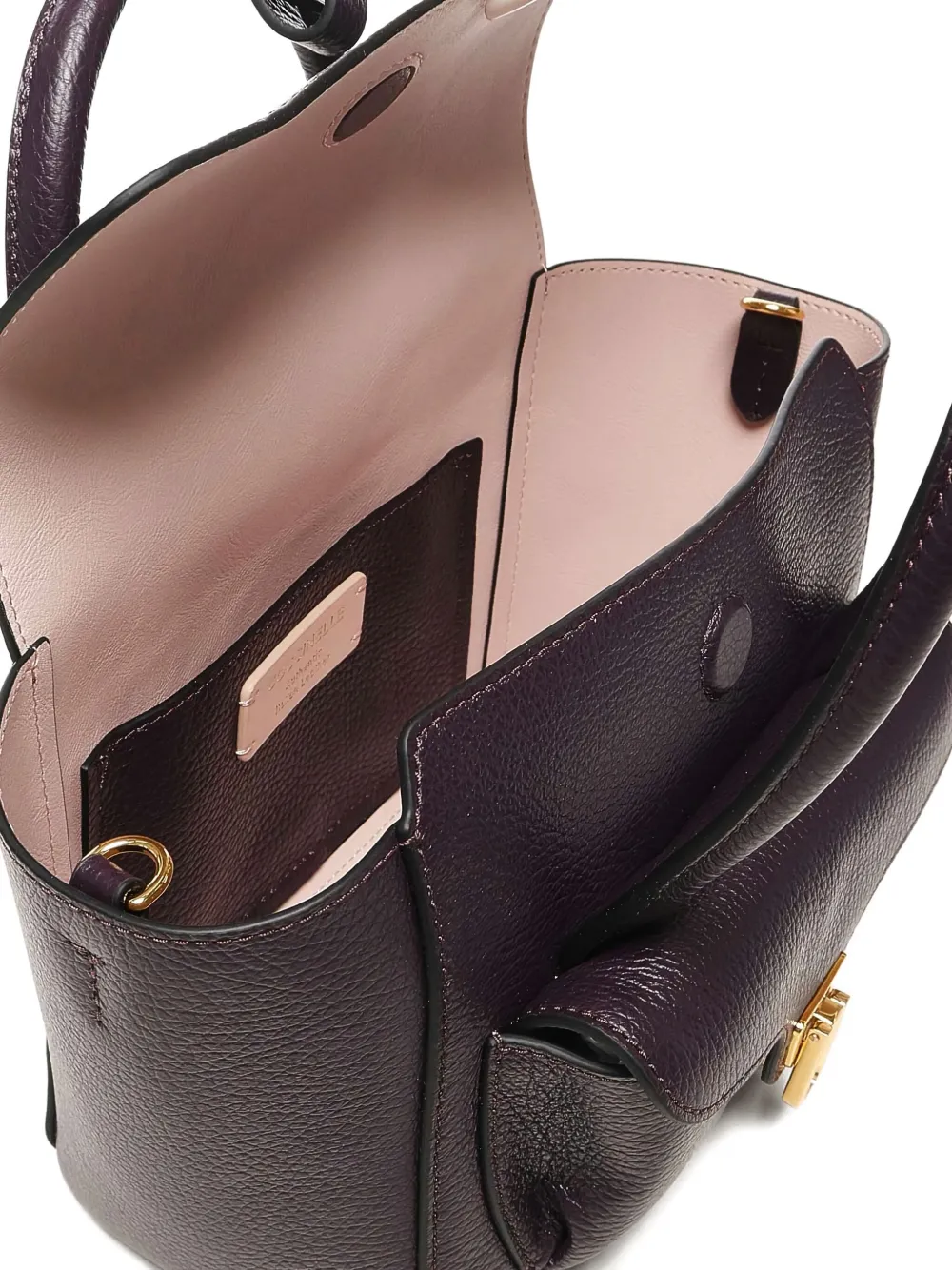 Coccinelle Double Beat schoudertas Bruin