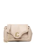 Coccinelle quilted chain shoulder bag - Neutrals