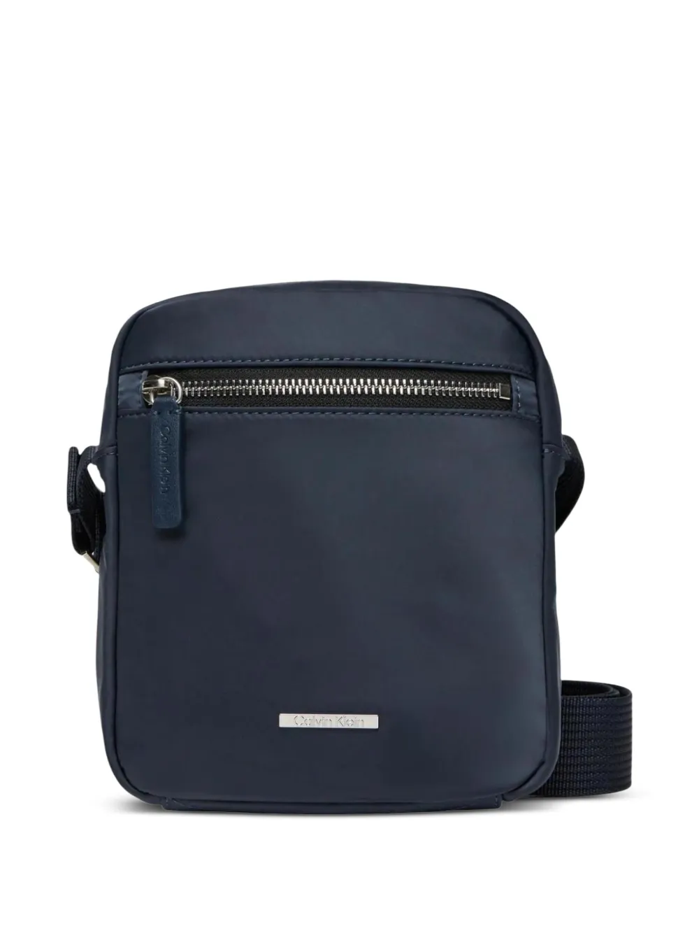 Calvin Klein ジップ メッセンジャーバッグ - ブルー Calvin Klein ジップ メッセンジャーバッグ - ブルー
